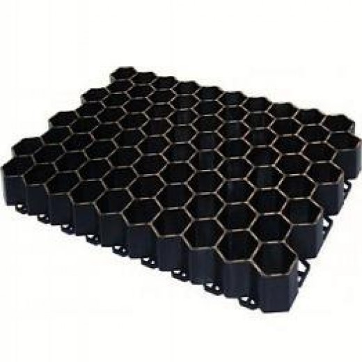 Решетка газонная Gidrolica Eco Standart РГ-70.40.3,2 - пластиковая черная в Курск